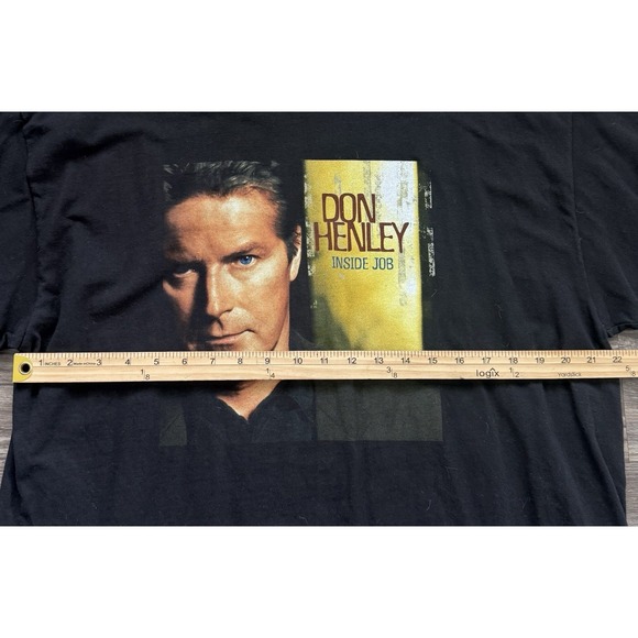 2000 DON HENLEY Inside Job Concert Tour XL Shirt Merch Vintage Y2K Classic Rock - Picture 3 of 7